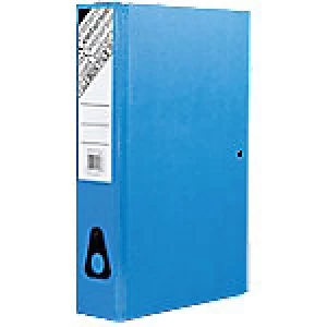 Image of Centurion Classic Box File Foolscap 70 mm Blue 10 Pieces