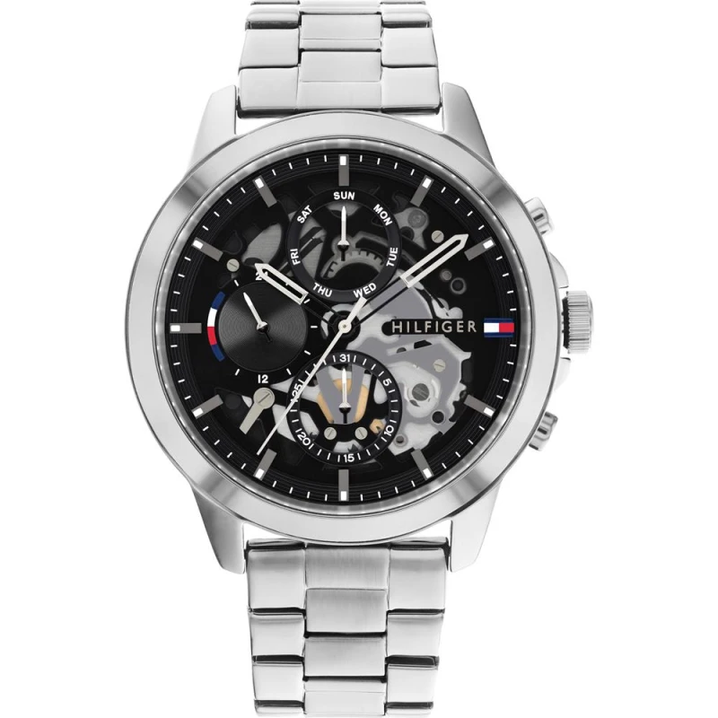 Image of Tommy Hilfiger 1710477 Mens Watch 42 silver silver