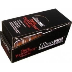 image of Ultra Pro 50 Standard Size Deck Protectors Box Orange Case of 12