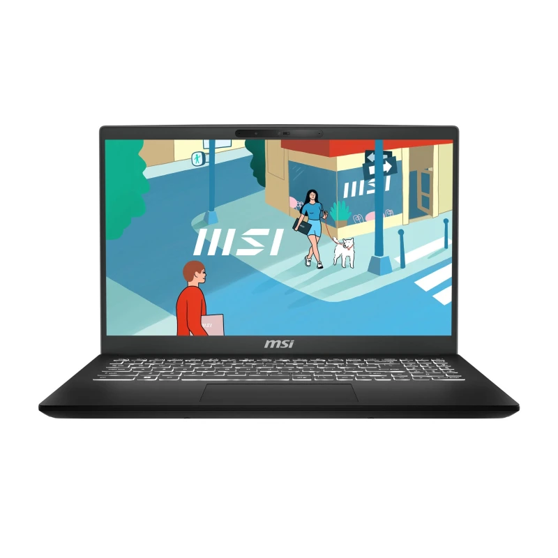 Image of MSI MSI Modern 15 H C13M-274UK Intel Core i7 i7-13700H Laptop 39.6cm (15.6") Full HD 16GB DDR4-SDRAM 512GB SSD WiFi 6E (802.11ax) Windows 11 Hom