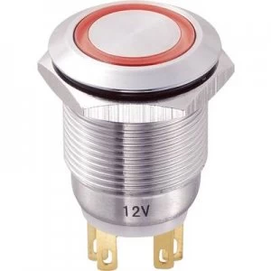 Image of TRU COMPONENTS LAS1 GQ 11ER12V Tamper proof pushbutton 250 V AC 5 A 1 x OffOn IP65 momentary