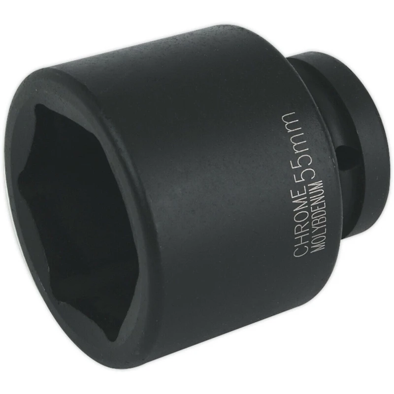 Image of Loops 55mm Forged Impact Socket - 1" Sq Drive - Chromoly Impact Wrench Socket Multi