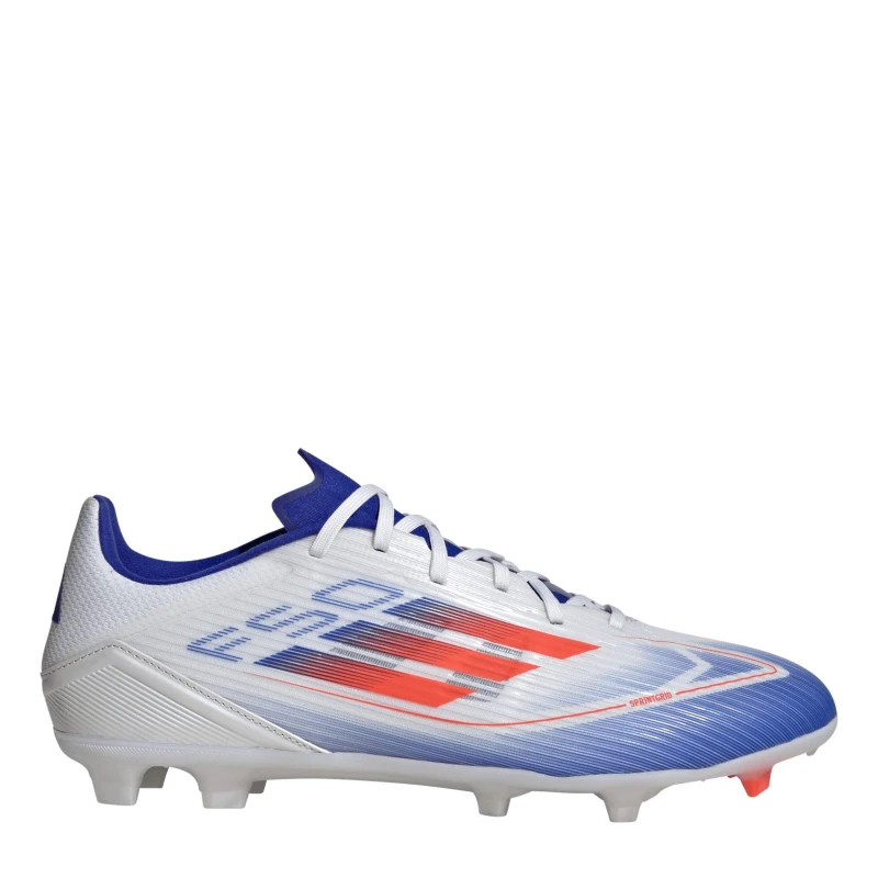 Image of adidas Unisex Kids League Firm Ground Football Boots Wht/Red/Blue unisex 3.5 (36)
