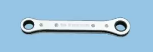 Image of Facom Metric 12 x 13mm Satin Chrome Ratchet Ring Spanner