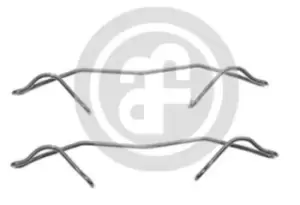 Image of AUTOFREN SEINSA Accessory Kit, disc brake pads D42341A MERCEDES-BENZ,OPEL,FORD,E-Klasse T-modell (S211),C-Klasse Limousine (W202)