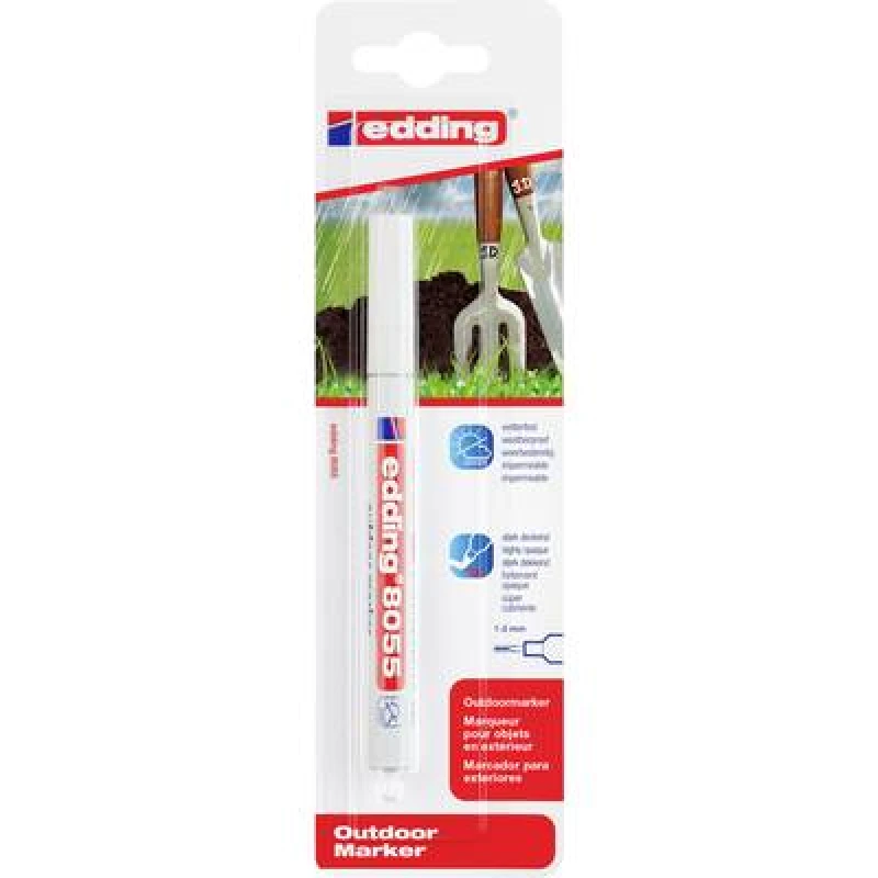 Image of Edding Edding 8055 Outdoormarker 4-8055-1-1049 Paint marker White 2mm 4-8055-1-1049