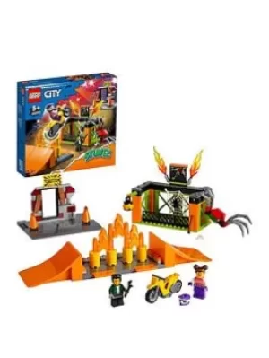 image of Lego City Stuntz Stunt Park Motorbike Toy Set 60293