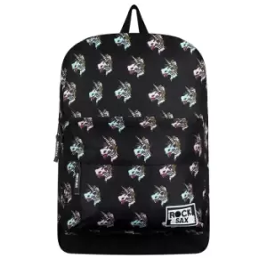 image of Rocksax Unicorn Backpack (black)