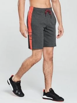 Image of Urban Armor Gear EZ Knit Shorts CharcoalNeon Coral Size 2XL Men