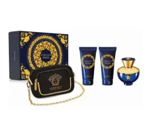 Versace Dylan Blue Pour Femme Eau de Parfum Gift Set For Her 100ml