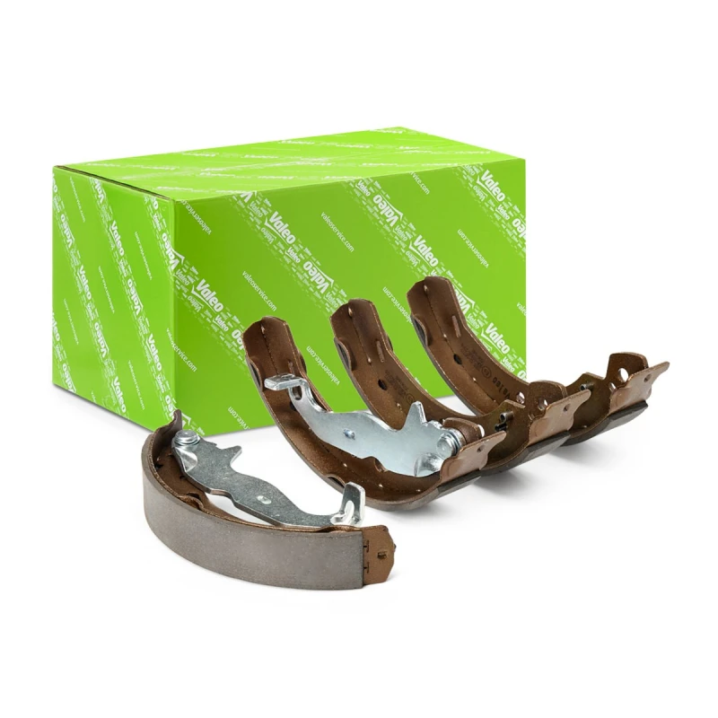 Image of VALEO 564139 Brake Shoes Rear Axle, without wheel brake cylinder Brake Shoe Set (70)