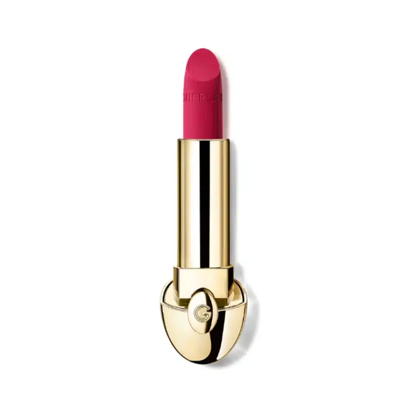 Image of GUERLAIN Rouge G - The Refill Velvet 3.5g (Various Shades) - 886 Le Fuchsia Vibrant- Velvet