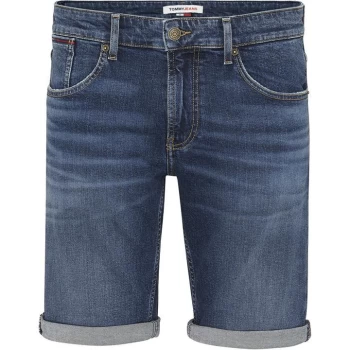 image of Tommy Jeans Denim Shorts - 1BK Hudson DB