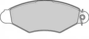 Image of Ferodo FDB1135 Brake Pad Set Front Axle Premier Car