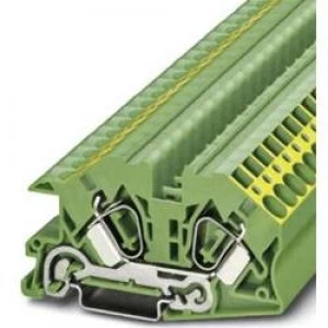 image of Phoenix Contact 3038231 STI 10 PE PE Protective Conductor Terminal Green yellow