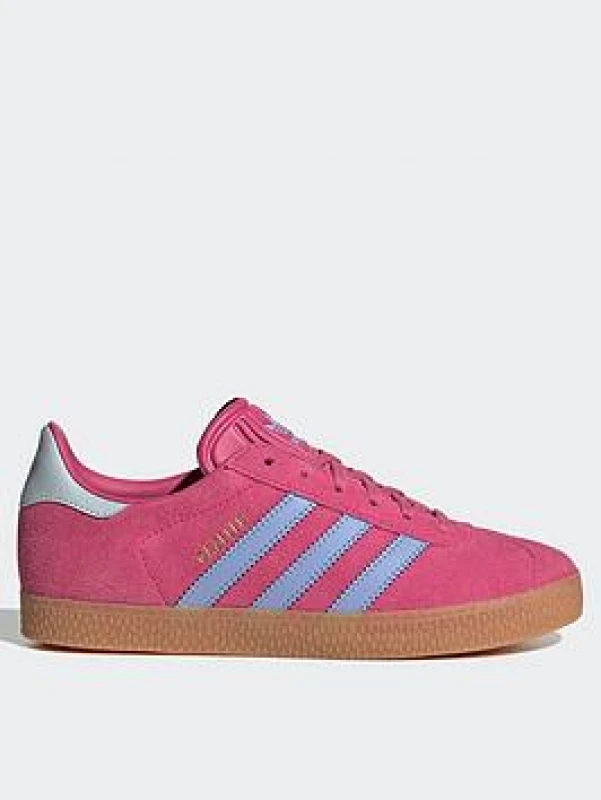 Image of adidas Pink Multi Gazelle Girls Youth Trainers Pink Multi UK 4 (EU 36?)