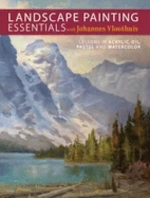 Image of landscape painting essentials with johannes vloothuis lessons in acrylic o