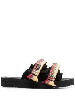 Image of LANVIN x Suicoke Curb Sandals Black