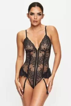 Image of Taylor Planet Crotchless Teddy