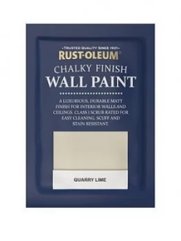 Image of Rust-Oleum Rust-Oleum Chalky Wall Paint 10ml Tester Sachet Quarry Lime