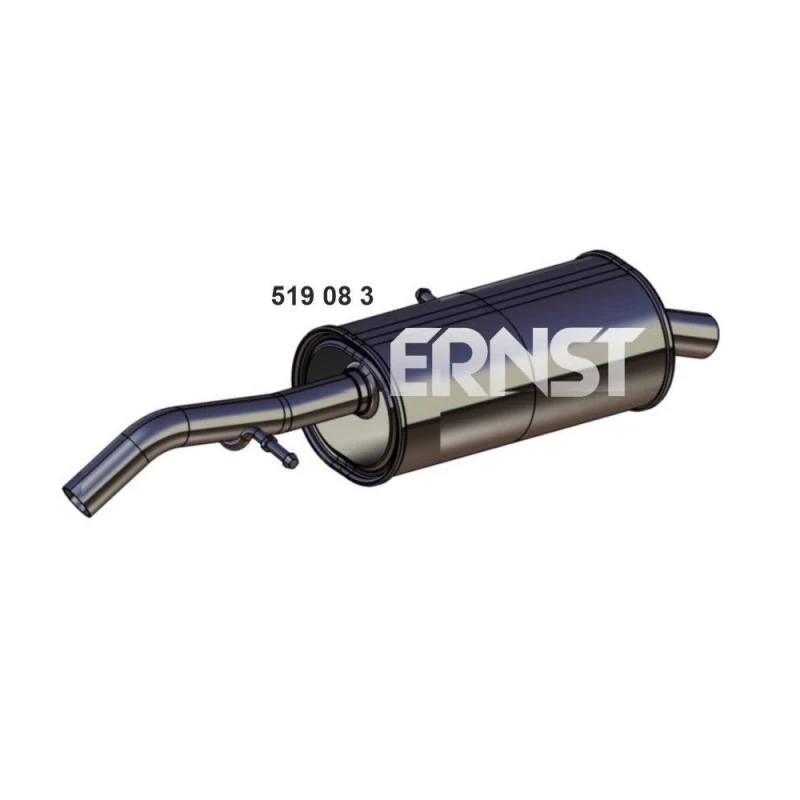 Image of ERNST 519083 Rear silencer without exhaust tip End Silencer (3437)