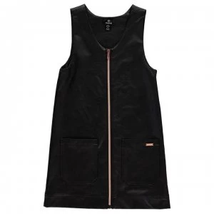 image of Firetrap PU Pinafore Dress Junior Girls - Black PU