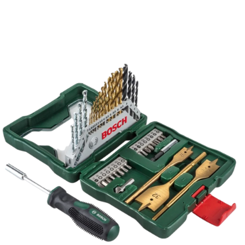 Image of Bosch X-Line Titanium Drill and Bit Set - 41 pieces 51291991