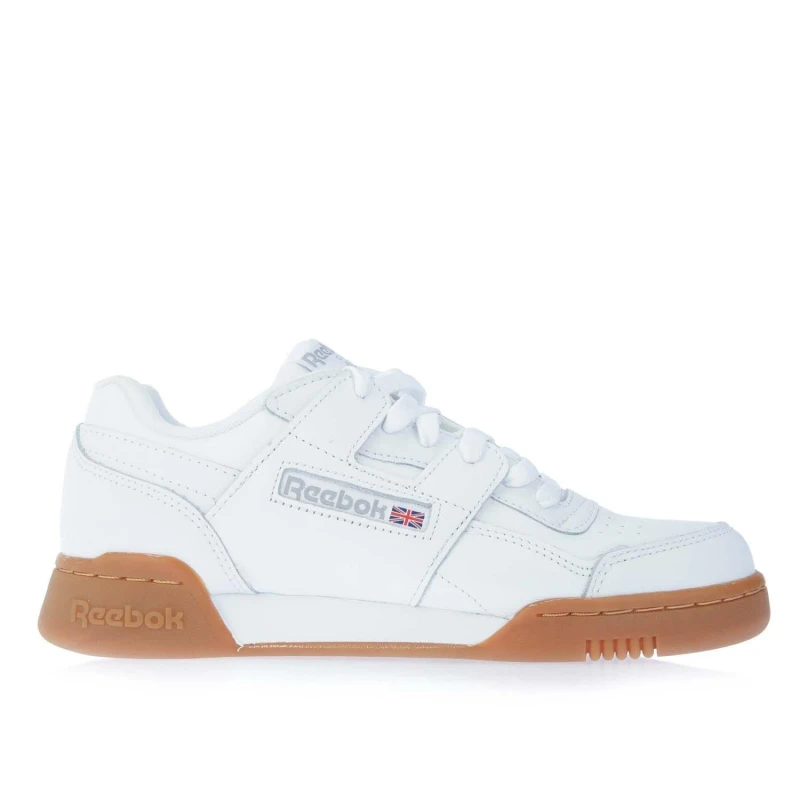 Image of Reebok Workout Plus Trainers - White White UK 2.5