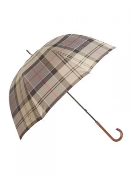 Barbour Tartan Ladies Walker Umbrella White