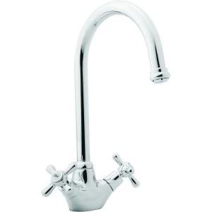 image of Wickes Angara Mono Mixer Kitchen Sink Tap Chrome