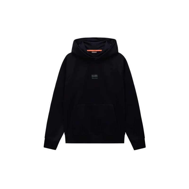 Image of Hooded sweatshirt Napapijri B-Elevated Logo Noir Male XS