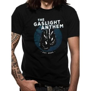Image of Gaslight Anthem - Gloves Mens Large T-Shirt - Black