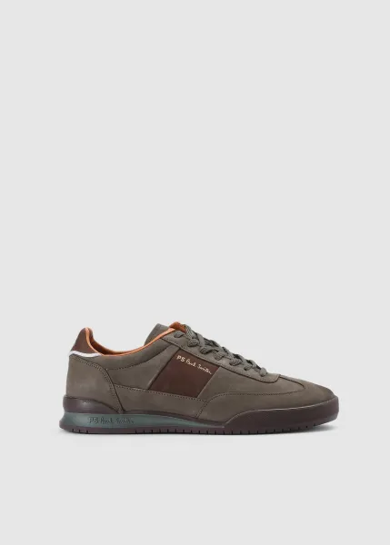 Image of Paul Smith Mens Dover Trainers In Khaki