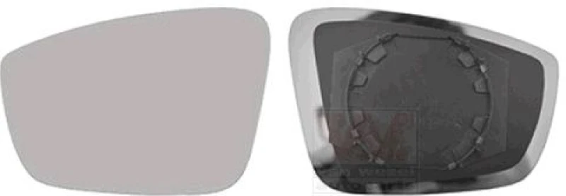 Image of VAN WEZEL Wing mirror glass VAN WEZEL 7617831