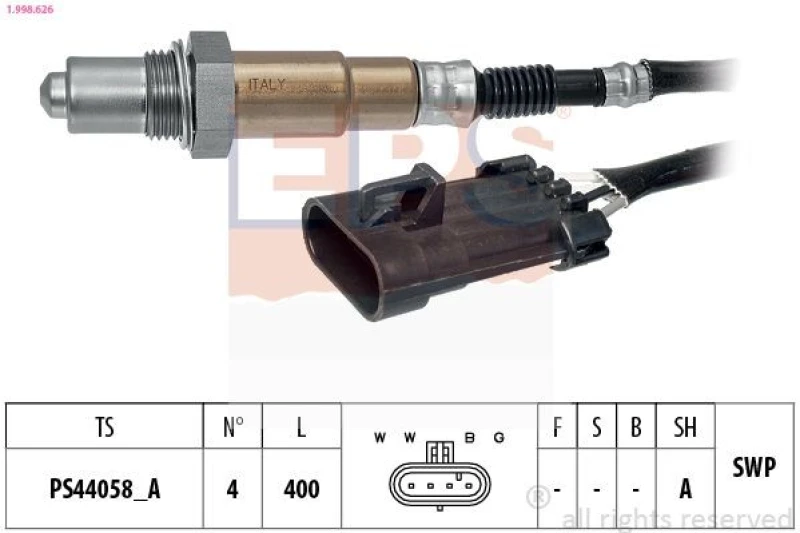 Image of EPS Lambda sensor EPS 1.998.626