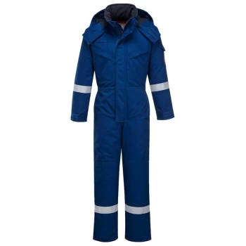 Image of Portwest - FR53RBRXL - sz XL FR Anti-Static Winter Coverall - Royal Blue