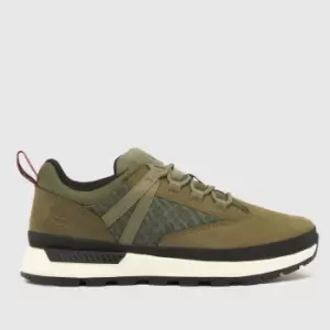 Timberland dark green euro trekker low Boys Youth Trainers