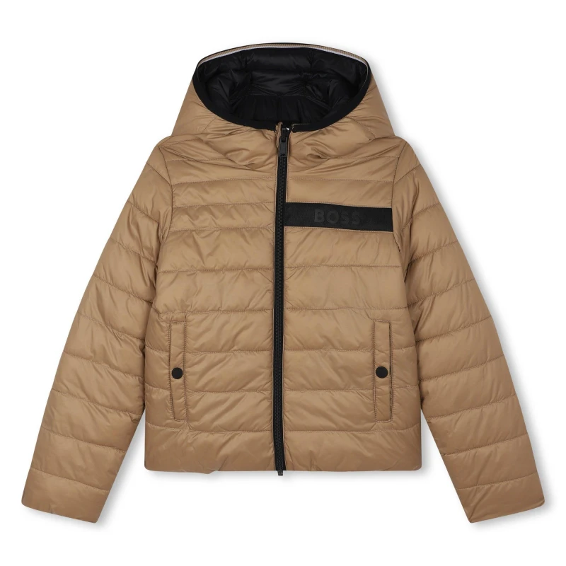 Image of Boss Puffer Jacket - Blue Blue 3 - 4 Years