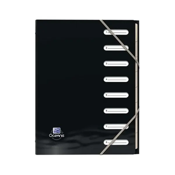 Image of Oxford Oxford Oceanis 8-Part Sorting File Black 400177823 400177823