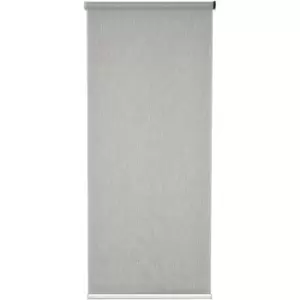 Image of HOMCOM Electric Smart Roller Blinds for Windows with Remote, Grey, 80x180cm - Light Grey