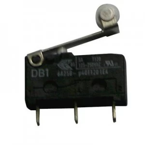 image of Cherry Switches Microswitch DB1C C1RB 250 V AC 6 A 1 x OnOn momentary