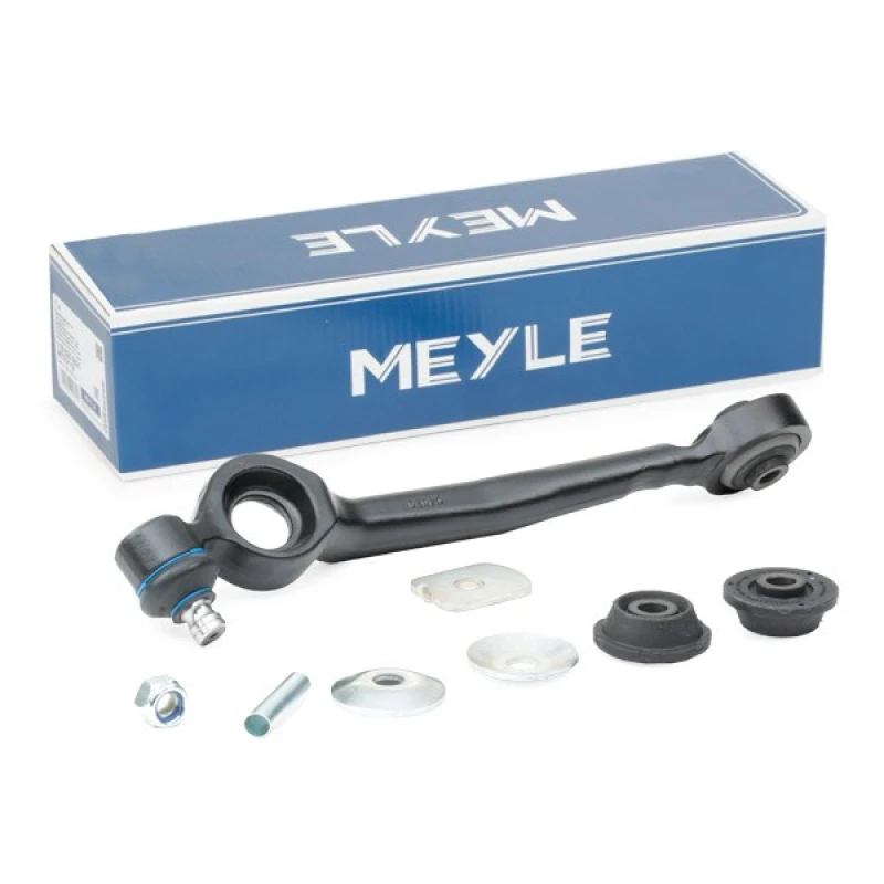 Image of MEYLE 116 050 8201/HD Suspension arm Control Arm, Steel, Quality, Lower, with rubber mount, with accessories Steel Track Control Arm (273)