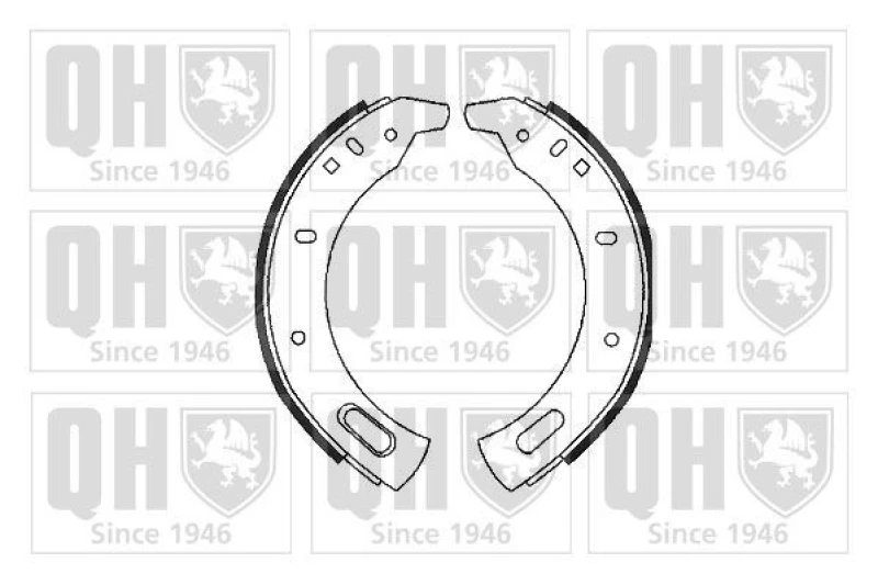 Image of QUINTON HAZELL Brake Shoe Set QUINTON HAZELL BS580
