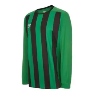 image of Umbro Long Sleeve Stripe Jersey Mens - Green