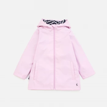 image of Joules Girls Riverside Mouse Raincoat - Pink - 5 Years