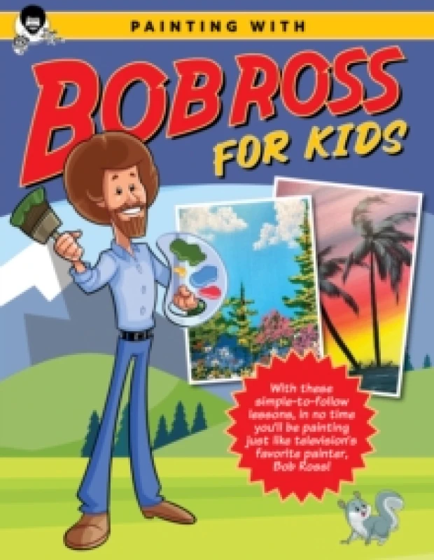 Image of Boxer Gifts Painting With Bob Ross for Kids Book Multi unisex