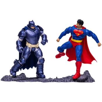 image of McFarlane DC Multiverse 7 Action Figure Multipack - Superman Vs. Armored Batman