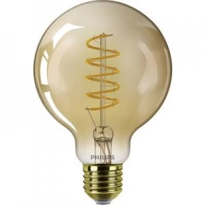 Image of Philips LED (monochrome) EEC A (A++ - E) E27 Globe 5.5 W = 25 W Warm white (Ø x L) 9.5cm x 14cm dimmable