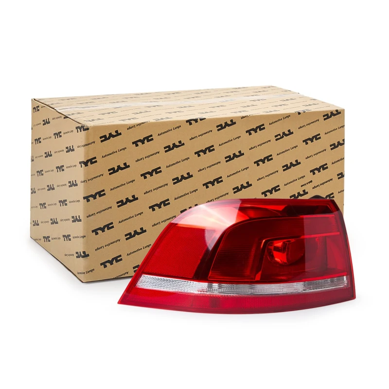 Image of TYC 11-12484-01-2 Rear light Outer section, without bulb holder, Left Combination Rearlight (391)