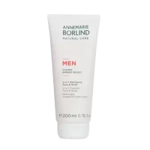 Image of Annemarie BorlindMen System Energy Boost 2-in-1 Cleanser Face & Body 200ml/6.76oz